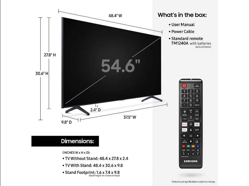 قیمت تلویزیون سامسونگ 55tu7000